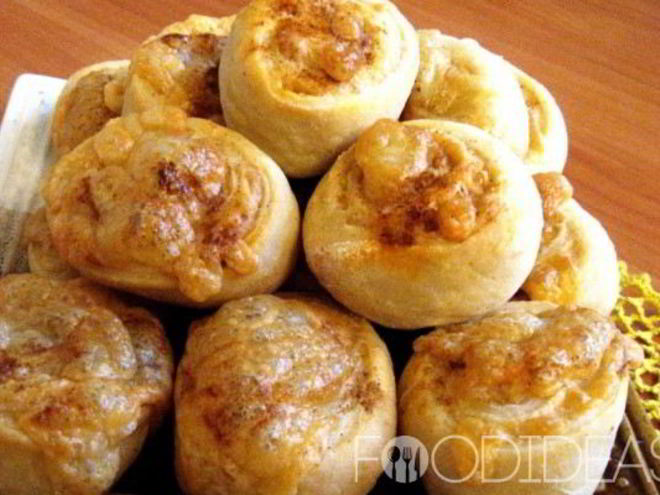 Рецепт булочек с сыром