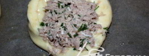 булочки-сердечки с тунцом. Шаг 7