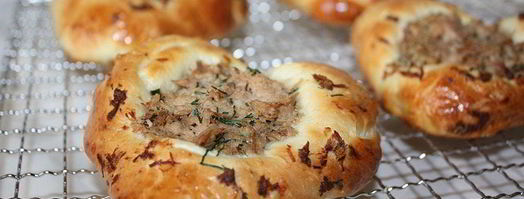 булочки-сердечки с тунцом. Шаг 8