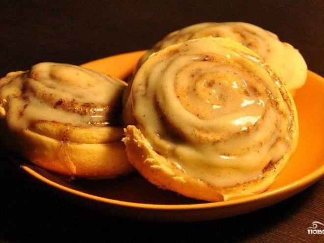 Рецепт булочек синнабон с корицей
