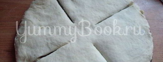 булочки снежинки. Шаг 2