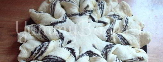 булочки снежинки. Шаг 7