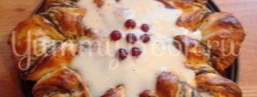 булочки снежинки. Шаг 10