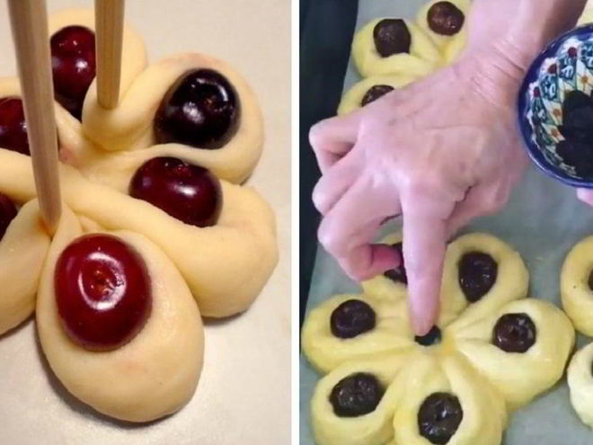 Рецепт булочек улитки с ветчиной