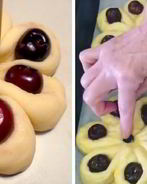 Булочки Улитки с ветчиной