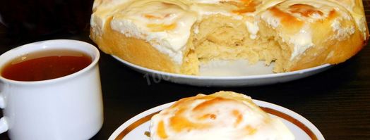 булочки в сметанной заливке. Шаг 11