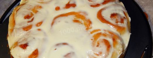 булочки в сметанной заливке. Шаг 10