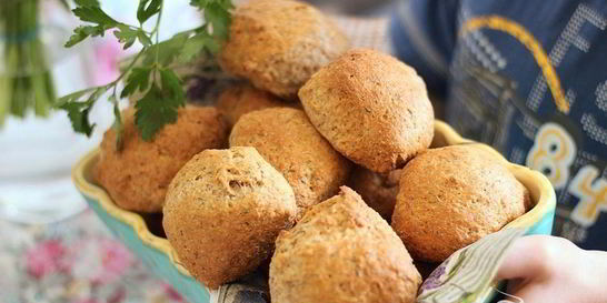 Быстрые творожные булочки