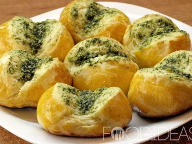 Рецепт чесночных булочек