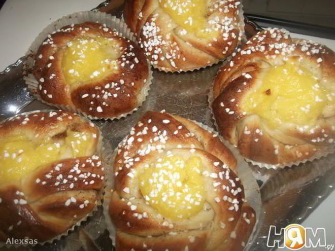 Рецепт дрожжевых пшеничных булочек