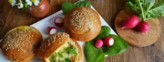 горячие булочки с яйцом и сыром. Шаг 7