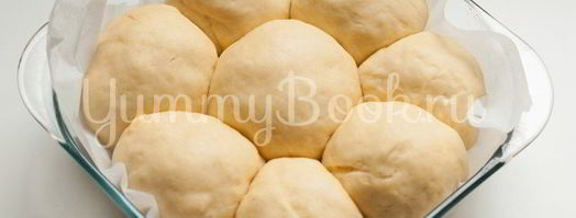 итальянские булочки данубио с сыром и ветчиной. Шаг 11