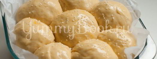 итальянские булочки данубио с сыром и ветчиной. Шаг 13