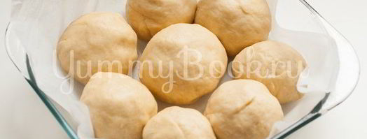 итальянские булочки данубио с сыром и ветчиной. Шаг 10