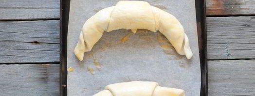 круассан с семгой и сливочным сыром. Шаг 4