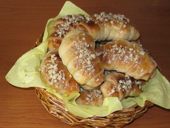 Рецепт круассанов с ананасами