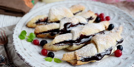 Круассаны с нутеллой