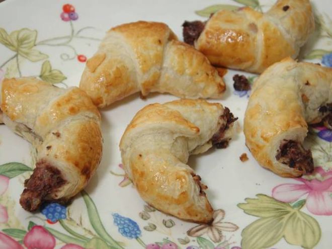 Рецепт мини-круассанов с оливками