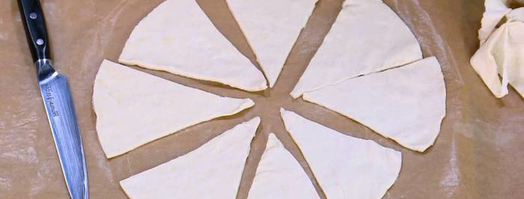 мини-круассаны с оливками. Шаг 7