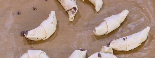 мини-круассаны с оливками. Шаг 9