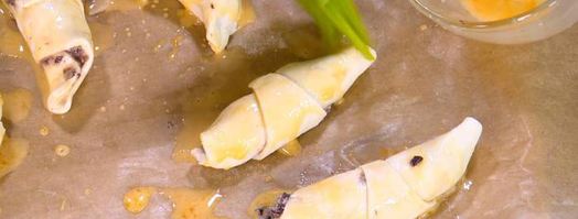 мини-круассаны с оливками. Шаг 10