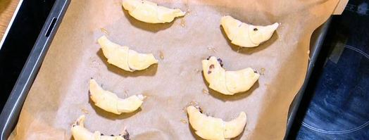 мини-круассаны с оливками. Шаг 11