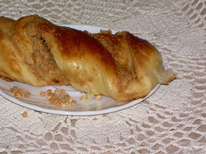 Рецепт ореховых булочек на молоке