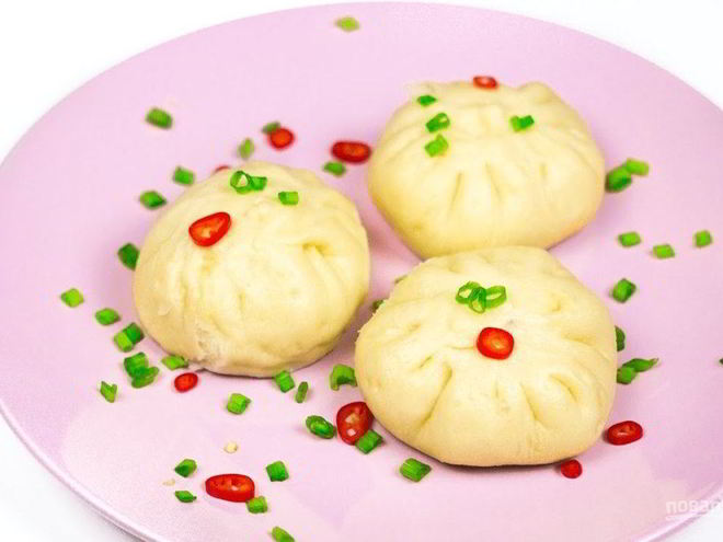 Рецепт паровых булочек с начинкой