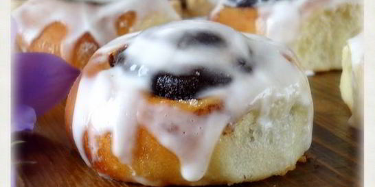 Плюшки с черемухой