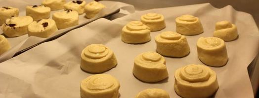 сдобные булочки першачки. Шаг 6