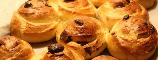 сдобные булочки першачки. Шаг 8