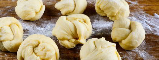 сладкие булочки из дрожжевого теста. Шаг 11