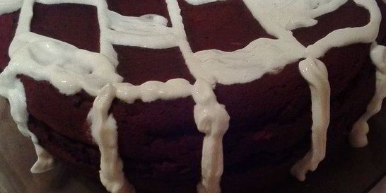 Творожная ватрушка Черно-белая королева