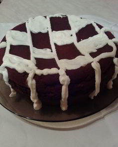 Творожная ватрушка Черно-белая королева