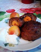 Творожные булочки с абрикосами