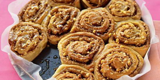 Творожные булочки с орехами