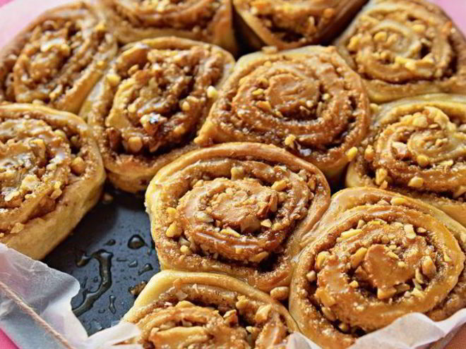 Рецепт творожных булочек с орехами