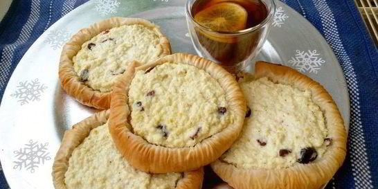 Творожные ватрушки из теста фило