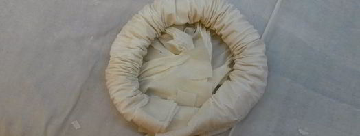 творожные ватрушки из теста фило. Шаг 5