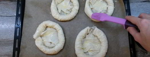 творожные ватрушки из теста фило. Шаг 6