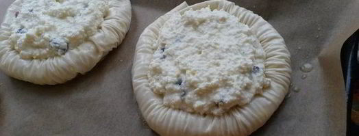 творожные ватрушки из теста фило. Шаг 7