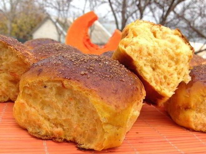 Рецепт тыквенных булочек с корицей