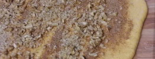 тыквенные булочки с ореховой начинкой. Шаг 11