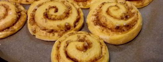 тыквенные булочки с ореховой начинкой. Шаг 14