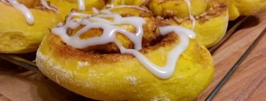 тыквенные булочки с ореховой начинкой. Шаг 15