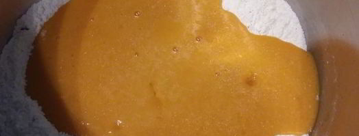 тыквенные булочки с ореховой начинкой. Шаг 5