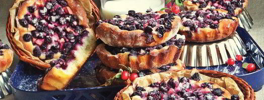 ватрушки с голубикой и яблоком. Шаг 17