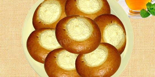 Ватрушки с творогом на кислом тесте