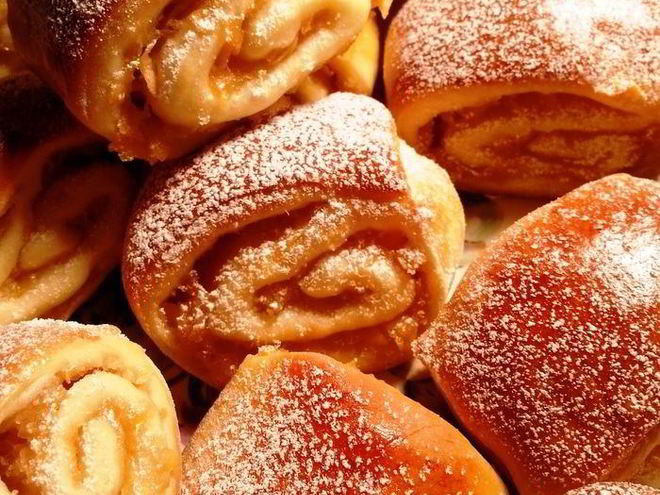 Рецепт яблочных булочек