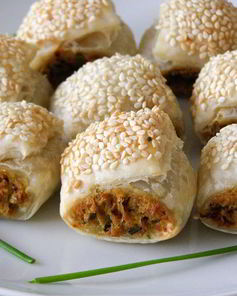 Закусочные булочки с курицей и чечевицей